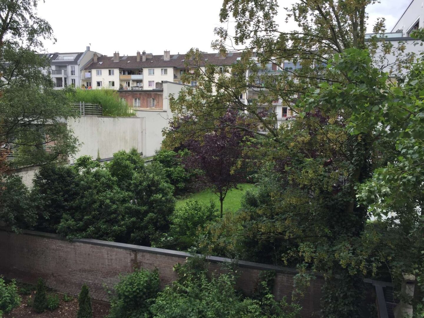 Ausblick vom Balkon