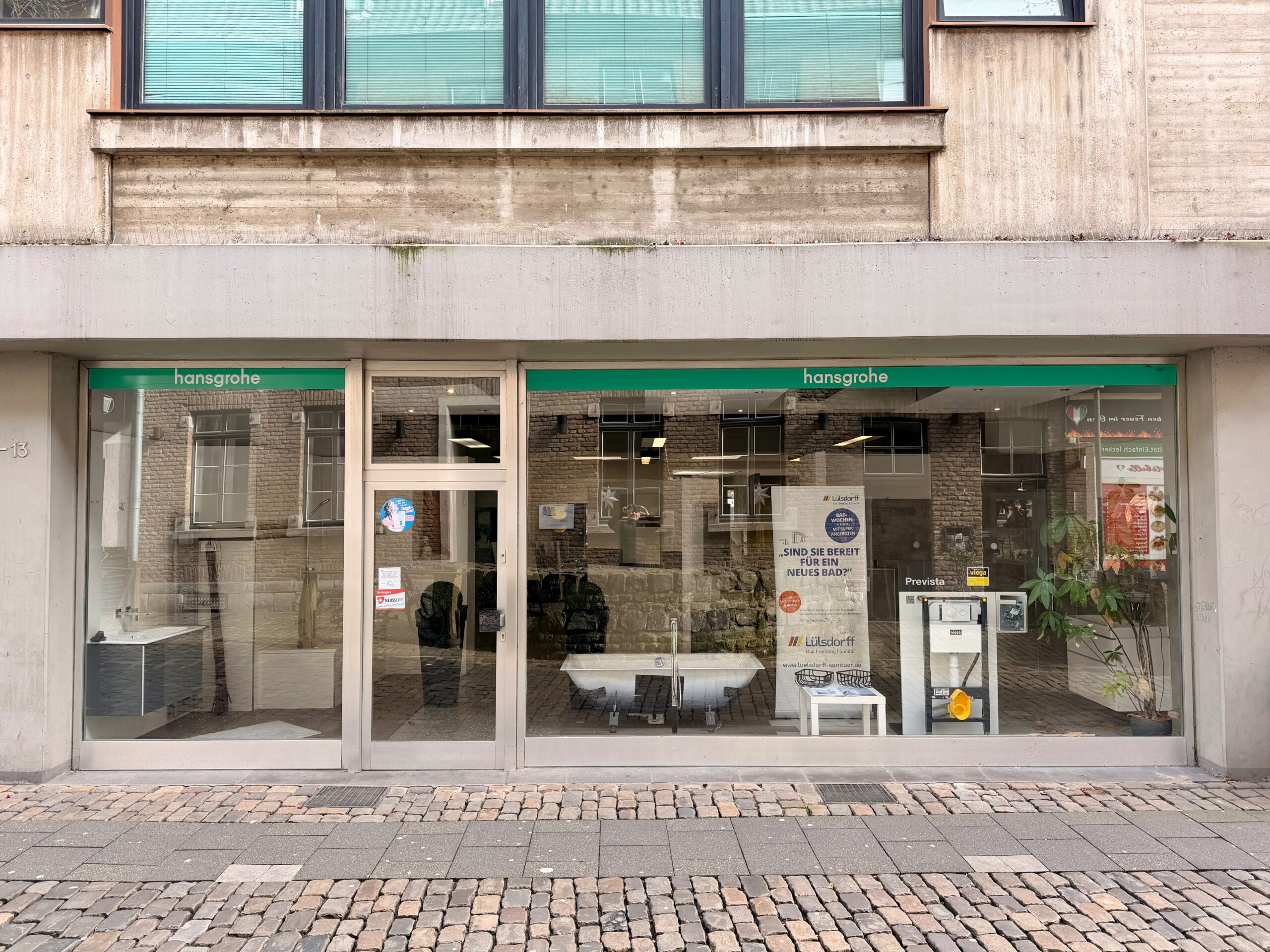 Schaufenster Klarissenstraße 10-13