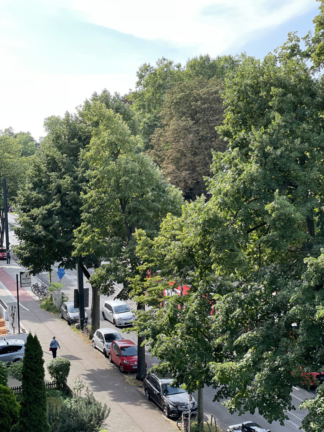 Ausblick vom Balkon
